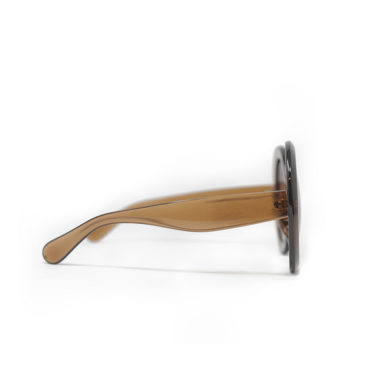 Oval Tinted Oversized Sunglasses