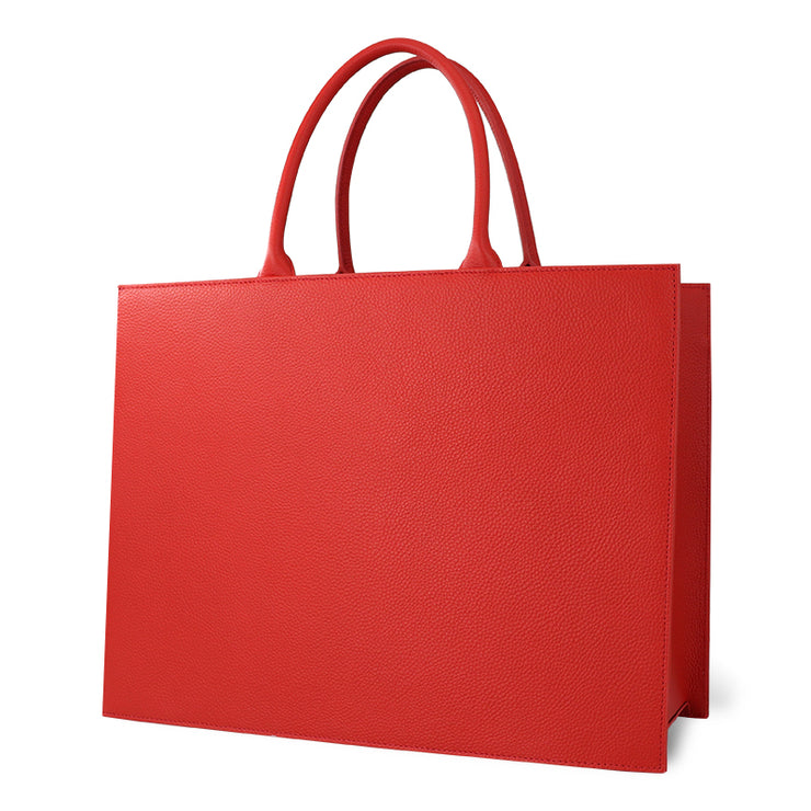 Signature Embossed Pebbled Tote