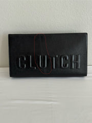 Pebbled Leather Underarm Bag (Sample)
