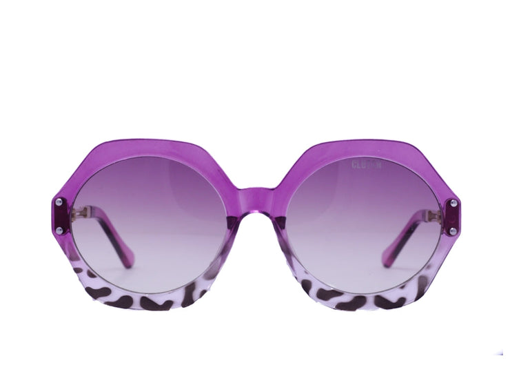 Polygon Plum Tinted Sunglasses (Final Sale)