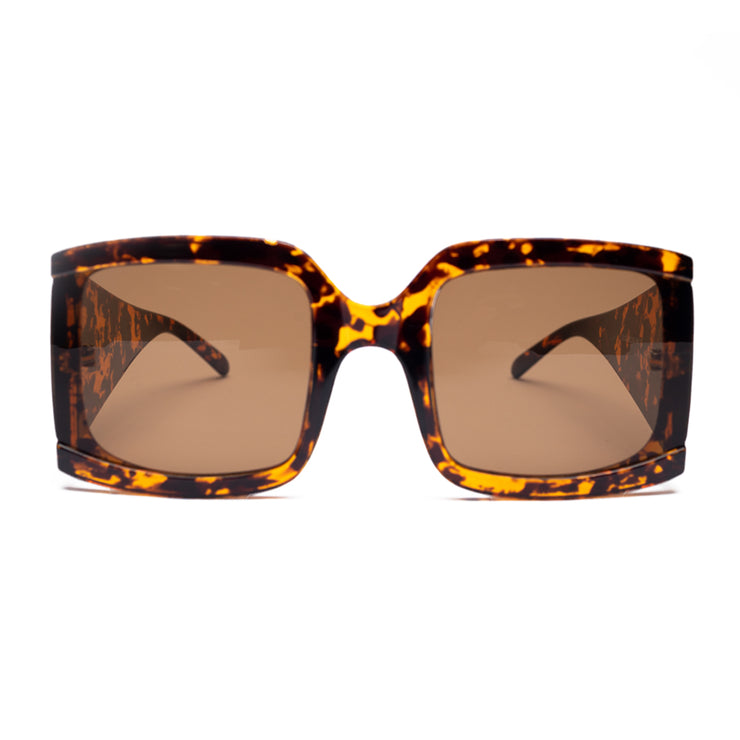 Splendour Square Oversized Temple Sunglasses