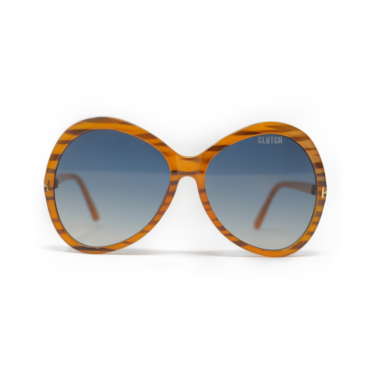 Tinted Oversized Oval Sunglasses