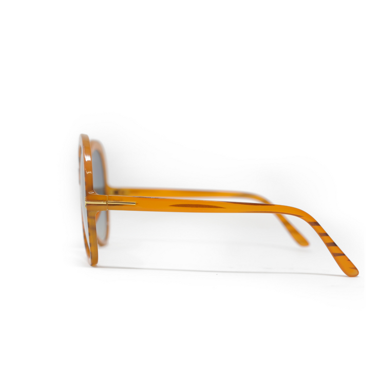 Tinted Oversized Oval Sunglasses