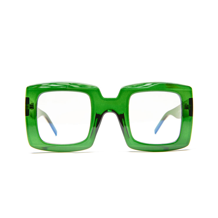 Signature Emerald Square Oversized Eyeglasses