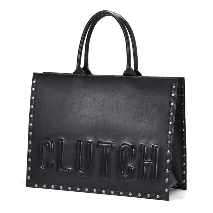 Clutch Signature Embossed Tote