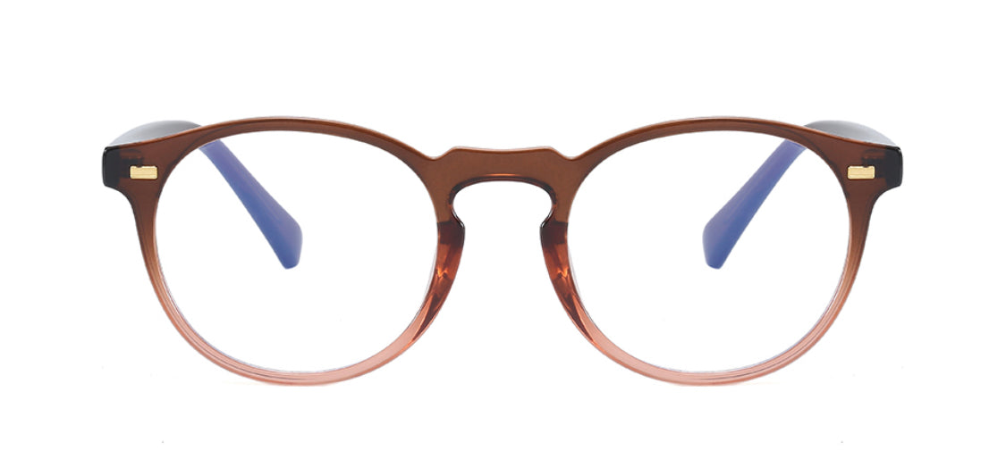 Wine Bifocal & Progressive Lightweight Low Bridge Fit TR90 Blue Light Glasses