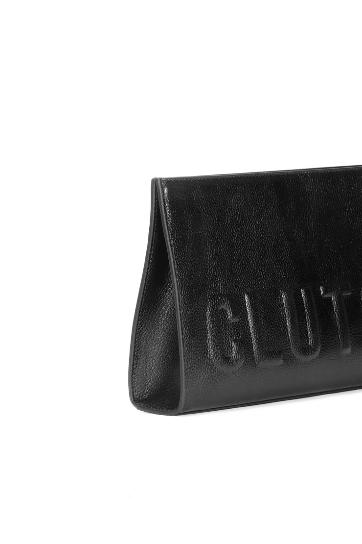 Pebbled Leather Clutch (4860342698063)