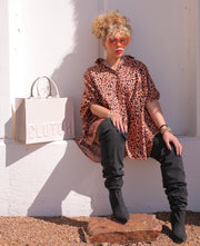 Signature Embossed Pebbled Tote