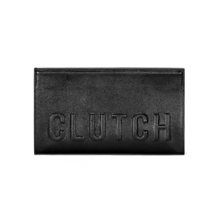 Pebbled Leather Clutch (4860342698063)