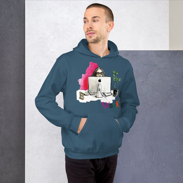 Unisex "WORK" Hoody - She&
