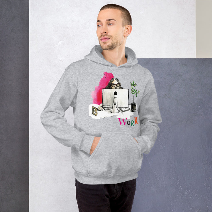 Unisex "WORK" Hoody - She&